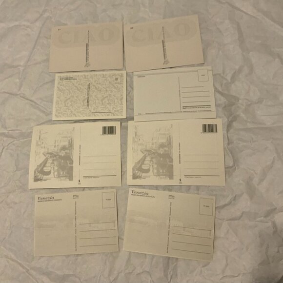 VINTAGE COLOUR POSTCARDS LOT OF 8 from FLORENCE, TOSCANA & VENICE, ITALY - Picture 2 of 2